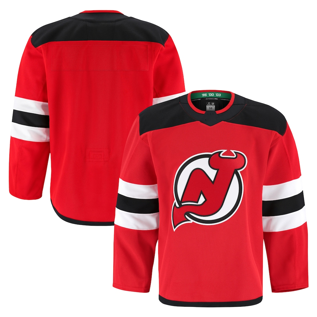 Gdoa N.Jersey Devils Red Home Authentic Pro Jerseys