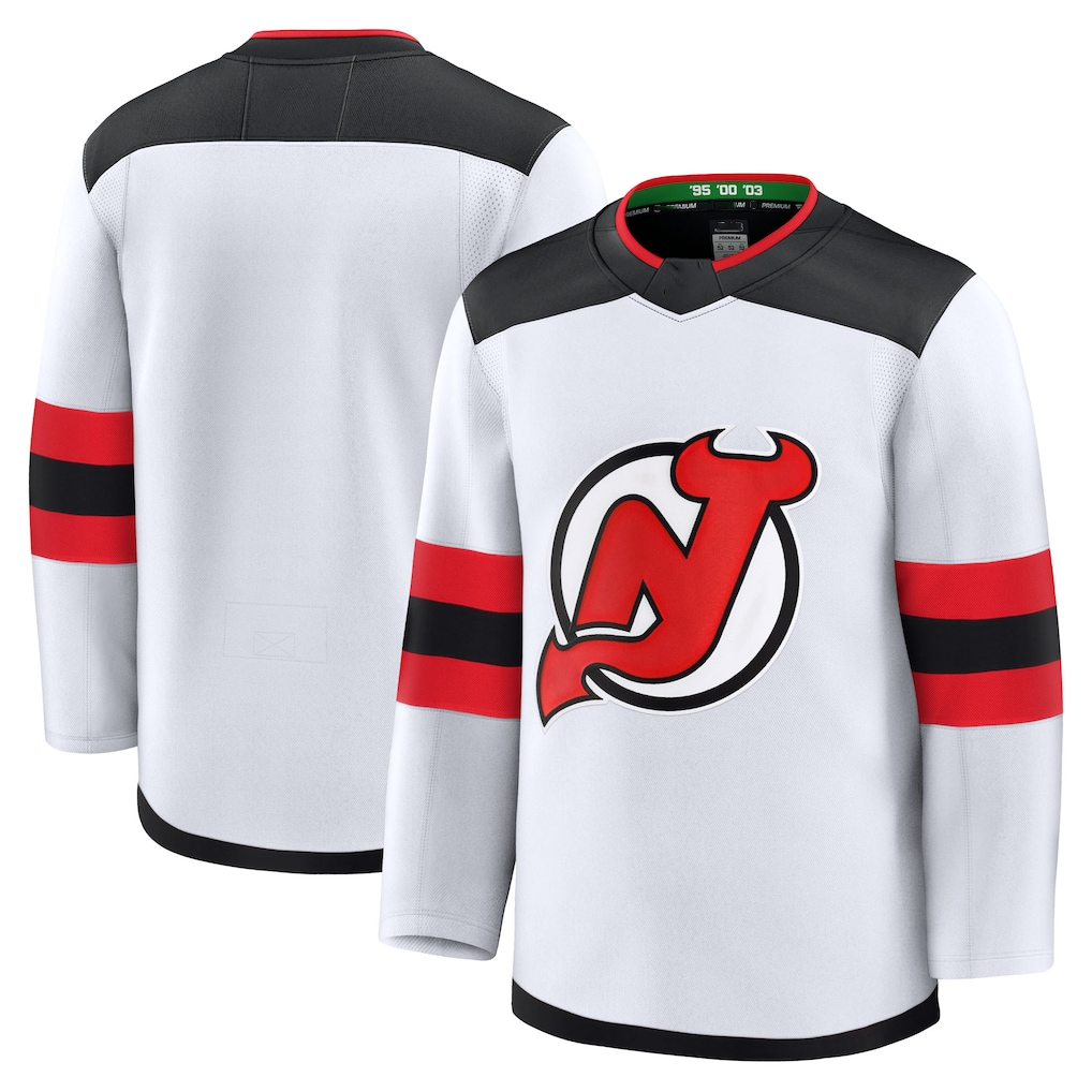 Gdoa N.Jersey Devils White Away Premium Jerseys