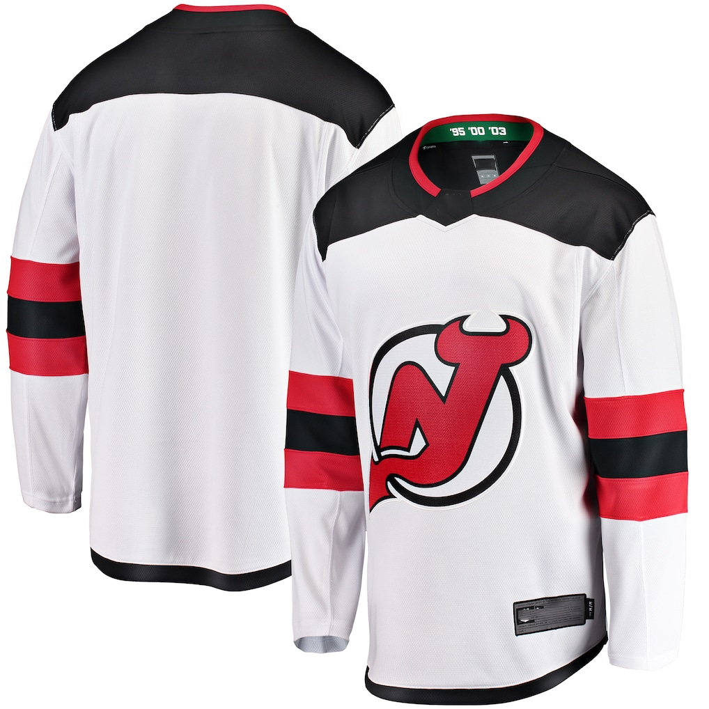 Gdoa N.Jersey Devils White Breakaway Away Jerseys