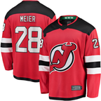 Gdoa N.Jersey Devils #28 Timo Meier Red Home Breakaway Jerseys