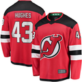 Gdoa N.Jersey Devils #43 Luke Hughes Red Home Breakaway Player Jerseys