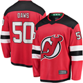Gdoa N.Jersey Devils #50 Nico Daws Red Home Breakaway Player Jerseys