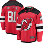 Gdoa N.Jersey Devils #81 Arseny Gritsyuk Red Home Breakaway Jerseys