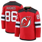 Gdoa N.Jersey Devils #86 Jack Hughes Red Home Premium Jerseys