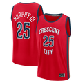 Edoa NO.Pelicans #25 Trey Murphy III Red Fast Break Replica Player Stitched Jerseys- Statement Edition
