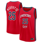 Edoa NO.Pelicans #25 Trey Murphy III Red Fast Break Replica Player Stitched Jerseys- Statement Edition