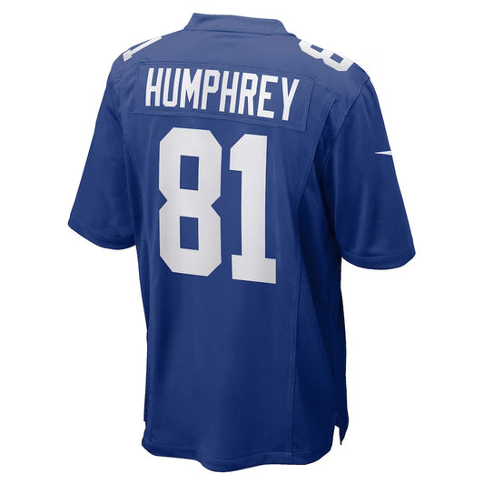 NY.Giants #81 Lil'Jordan Humphrey Royal Team Game Stitched American Football Jerseys