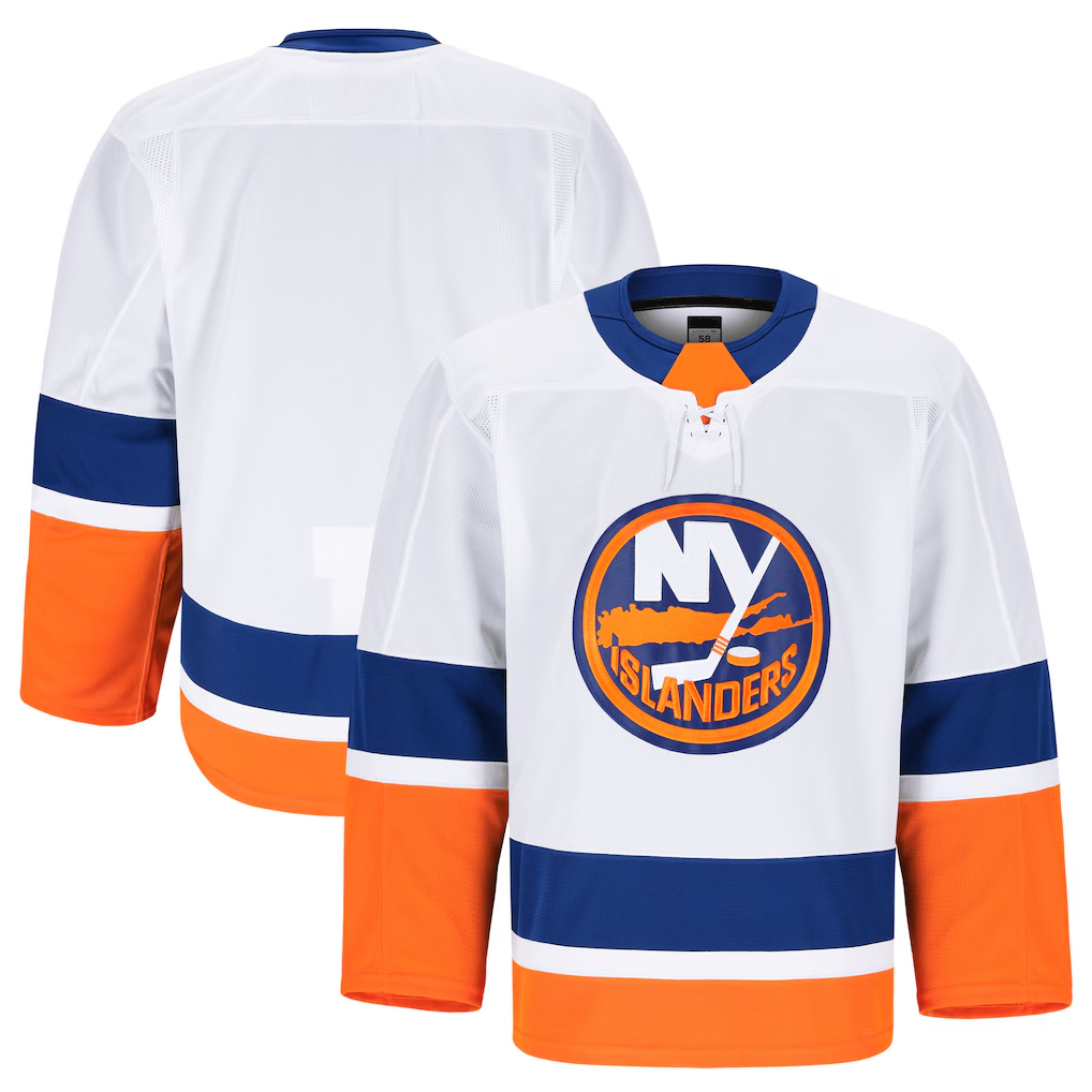 Gdoa NY.Islanders White Away Authentic Pro Jerseys