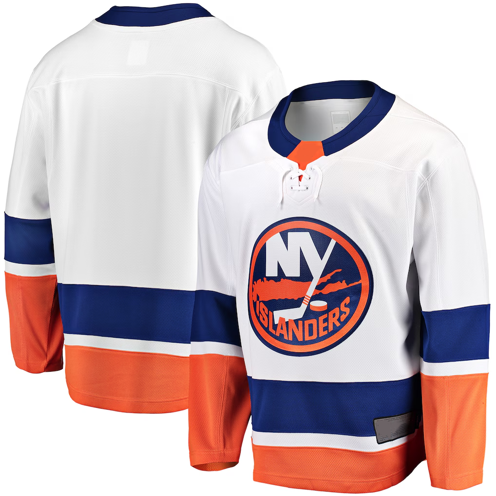 Gdoa NY.Islanders White Breakaway Away Jerseys