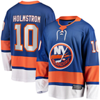 Gdoa NY.Islanders #10 Simon Holmstrom Blue Home Premier Breakaway Player Jerseys