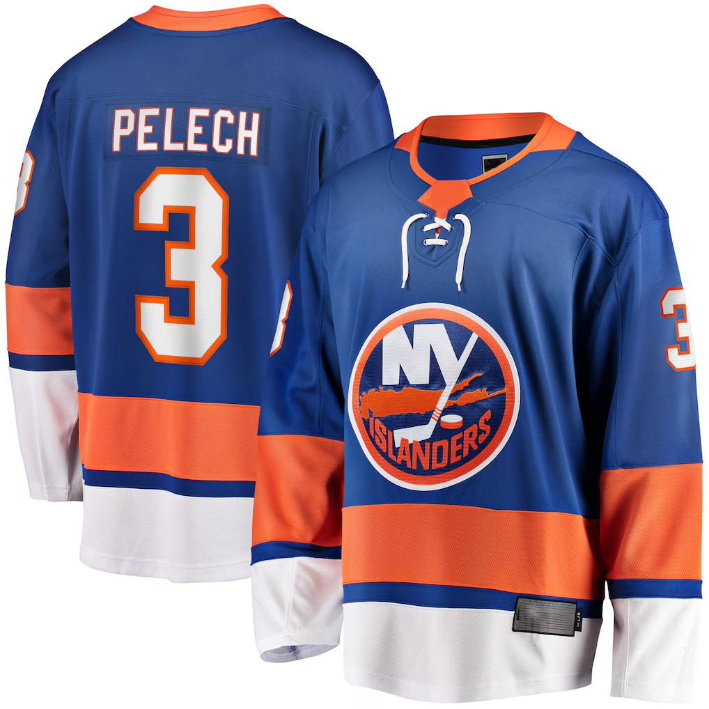 Gdoa NY.Islanders #3 Adam Pelech Royal Home Breakaway Player Jerseys