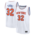 Edoa NY.Knicks #32 Karl-Anthony Towns  White Fast Break Replica Player Jerseys - Association Edition