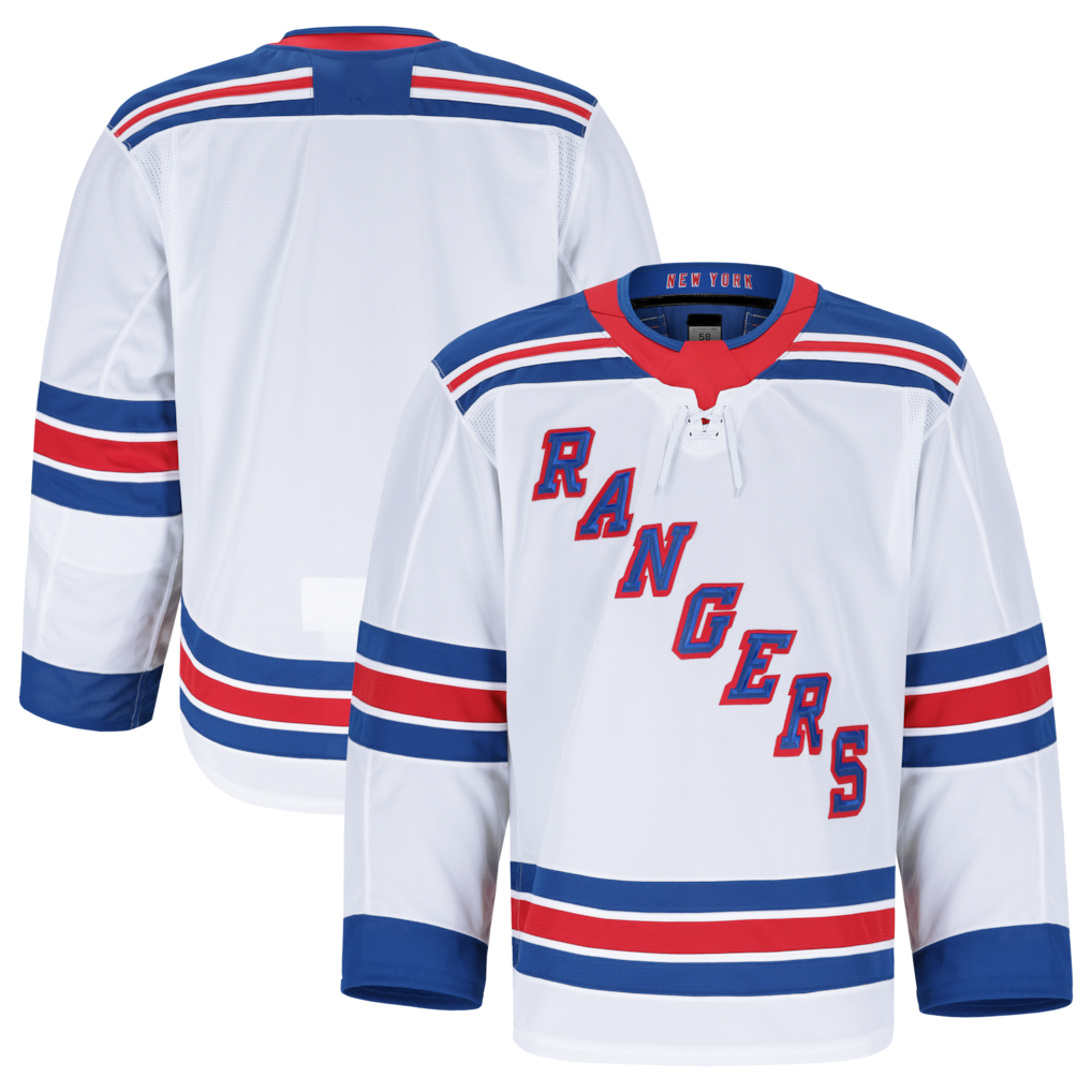 Gdoa NY.Rangers White Away Authentic Pro Jerseys