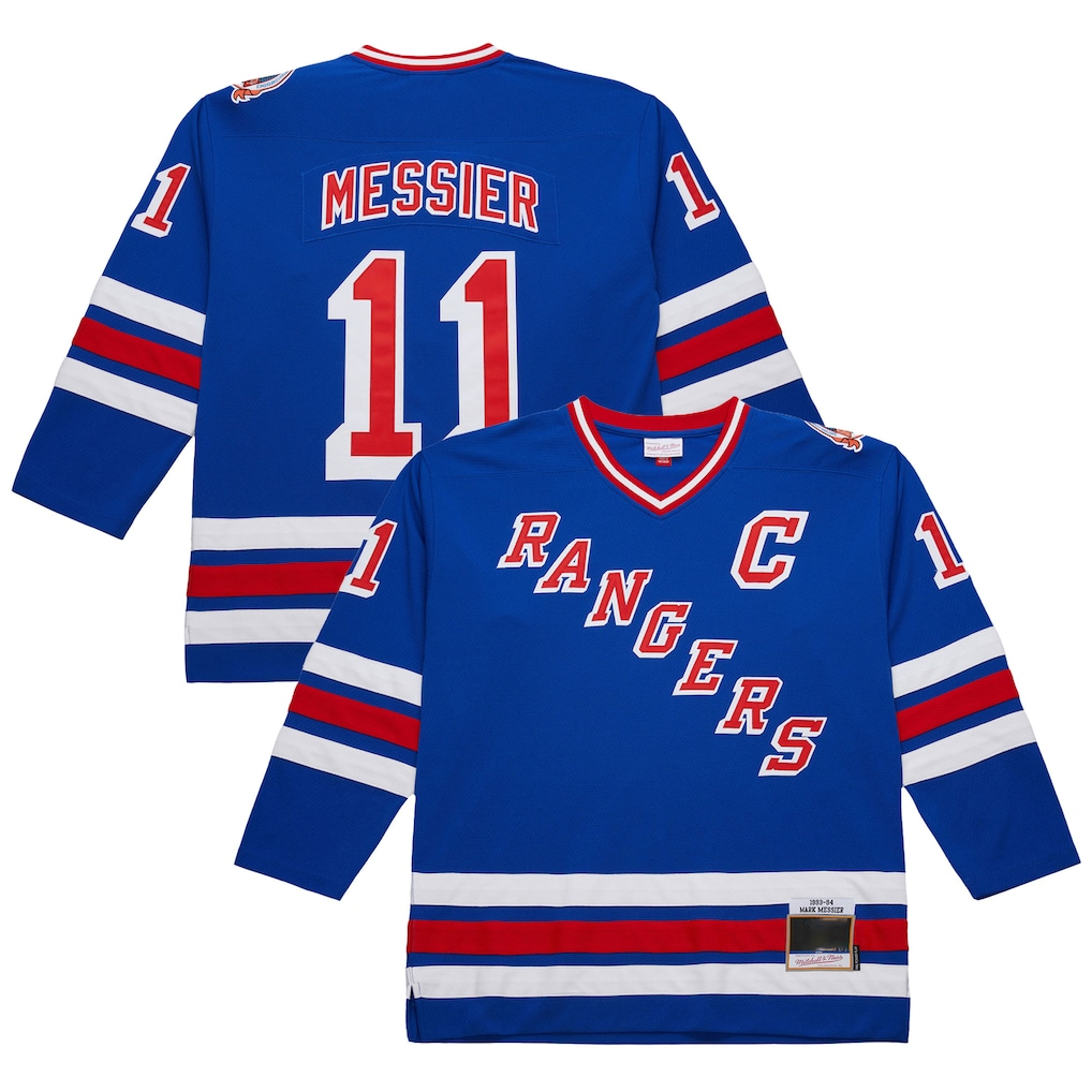 Gdoa NY.Rangers #11 Mark Messier Royal 1993-94 Power Play Jerseys