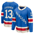 Gdoa NY.Rangers #13 Alexis Lafreniere Blue Centennial Breakaway Jerseys