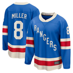 Gdoa NY.Rangers #8 J.T. Miller Blue Centennial Breakaway Jerseys