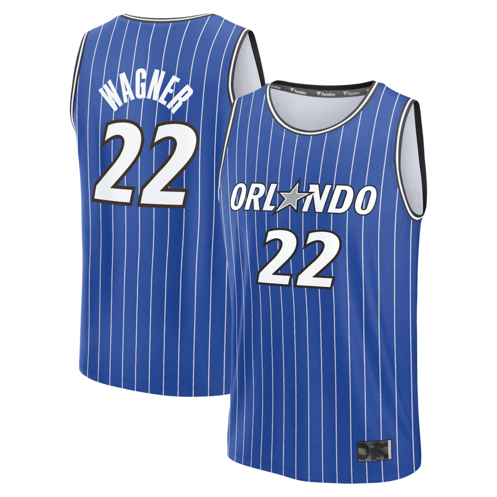 Edoa O.Magic #22 Franz Wagner Blue Fast Break Replica Player Jerseys - Icon Edition