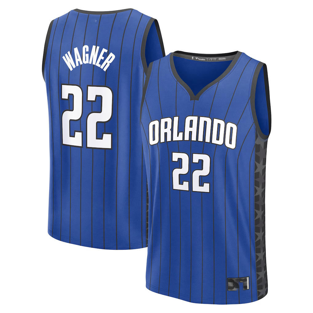 Edoa O.Magic #22 Franz Wagner  Blue Fast Break Replica Player Jerseys - Statement Edition