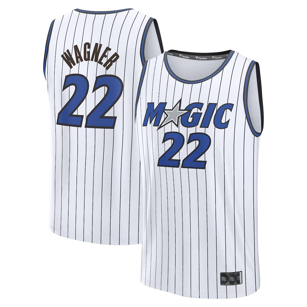 Edoa O.Magic #22 Franz Wagner  White Fast Break Replica Player Jerseys - Association Edition