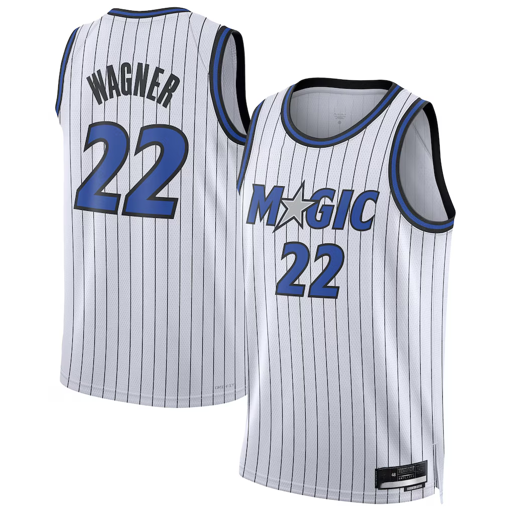 Edoa O.Magic #22 Franz Wagner White Swingman Player Jerseys - Association Edition
