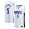 Edoa O.Magic #5 Paolo Banchero  White Fast Break Replica Player Jerseys - Association Edition