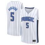 Edoa O.Magic #5 Paolo Banchero  White Fast Break Replica Player Jerseys - Association Edition