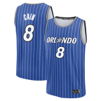 Edoa O.Magic #8 Jamal Cain Blue Fast Break Jerseys - Icon Edition