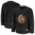Gdoa O.Senators Black 2024 Military Appreciation Practice Jerseys