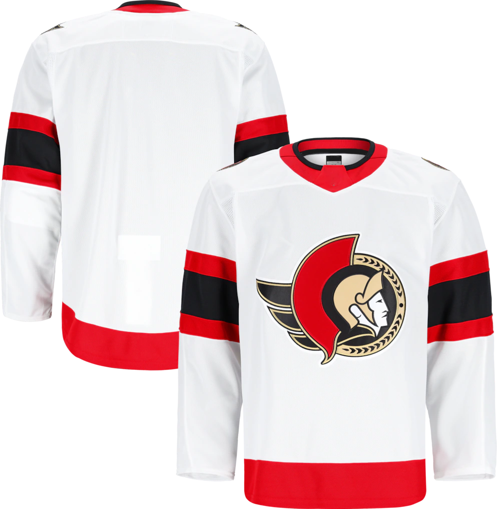 Gdoa O.Senators White Away Authentic Pro Jerseys
