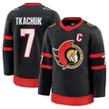 Gdoa O.Senators #7 Brady Tkachuk Black Home Premium Jerseys