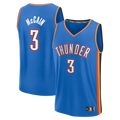 Edoa OC.Thunder #3 Jared McCain Blue Fast Break Replica Stitched Jerseys - Icon Edition