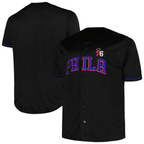 Edoa P.76ers Profile Black Big & Tall Pop Jerseys