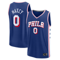 Edoa P.76ers #0 Tyrese Maxey  Royal Fast Break Replica Player Jerseys - Icon Edition