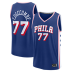 Edoa P.76ers #77 VJ Edgecombe  Royal Fast Break Jerseys - Icon Edition