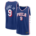 Edoa P.76ers #9 Kelly Oubre Jr.  Blue Fast Break Jerseys - Icon Edition