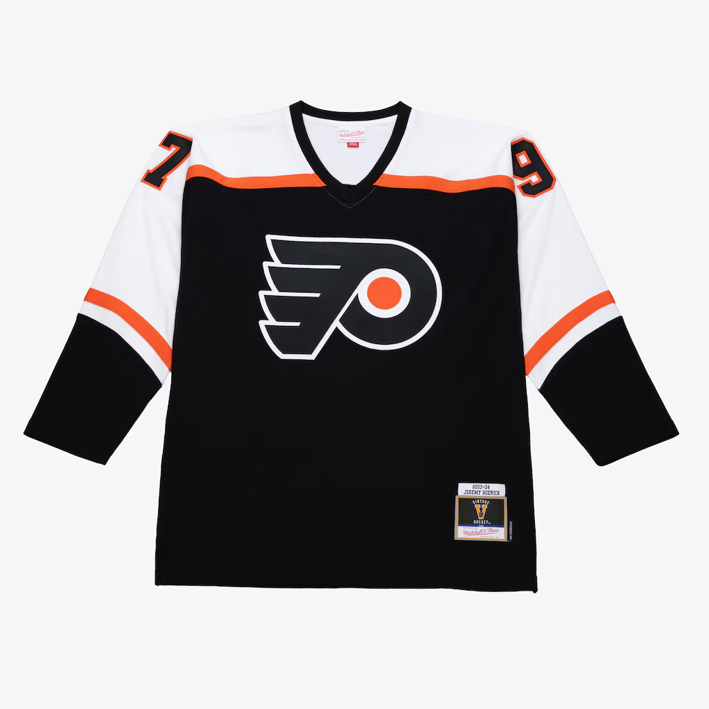 Gdoa P.Flyers Jeremy Roenick Mitchell & Ness Black 2003 Power Play Jerseys