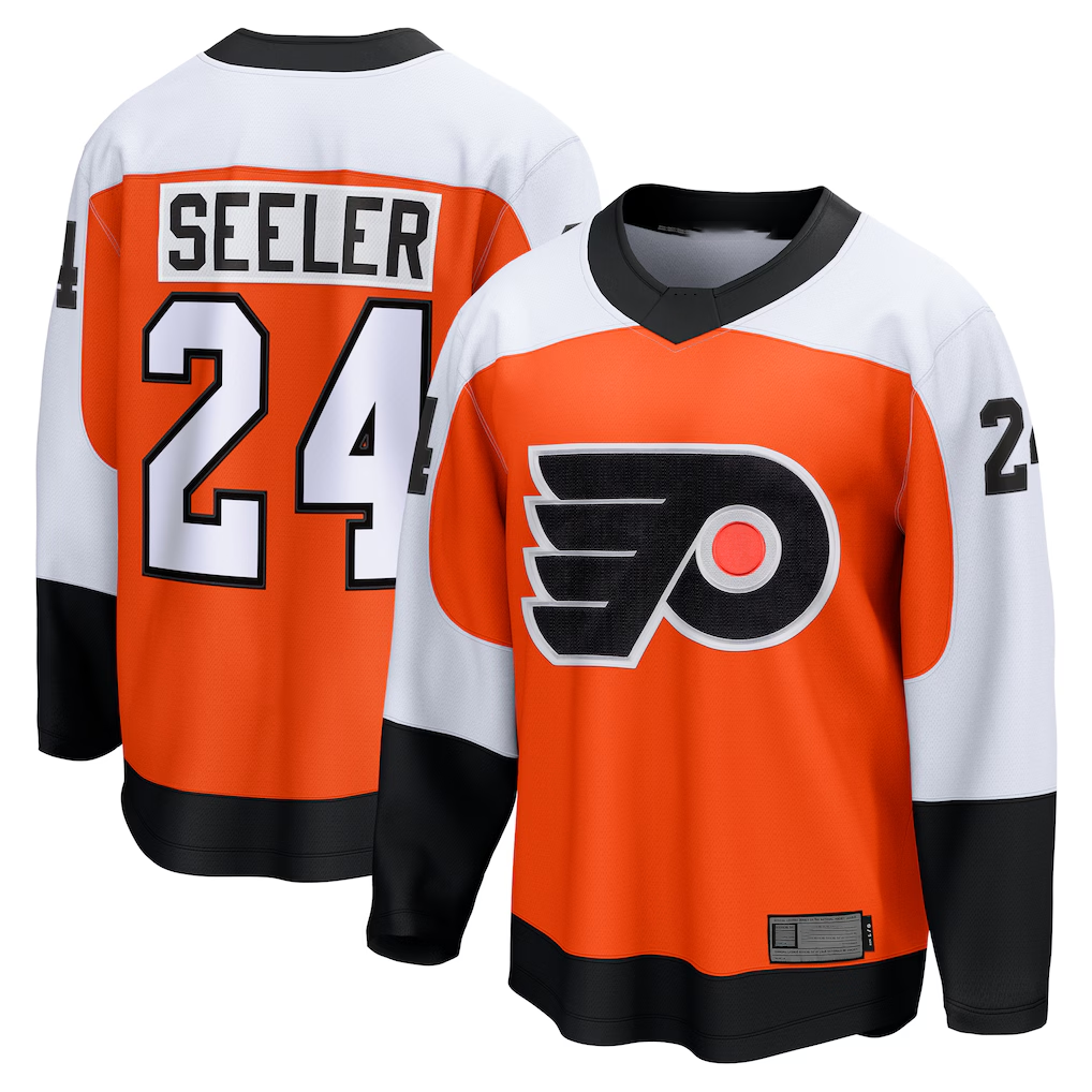 Gdoa P.Flyers #24 Nick Seeler Orange Home Practice Jerseys