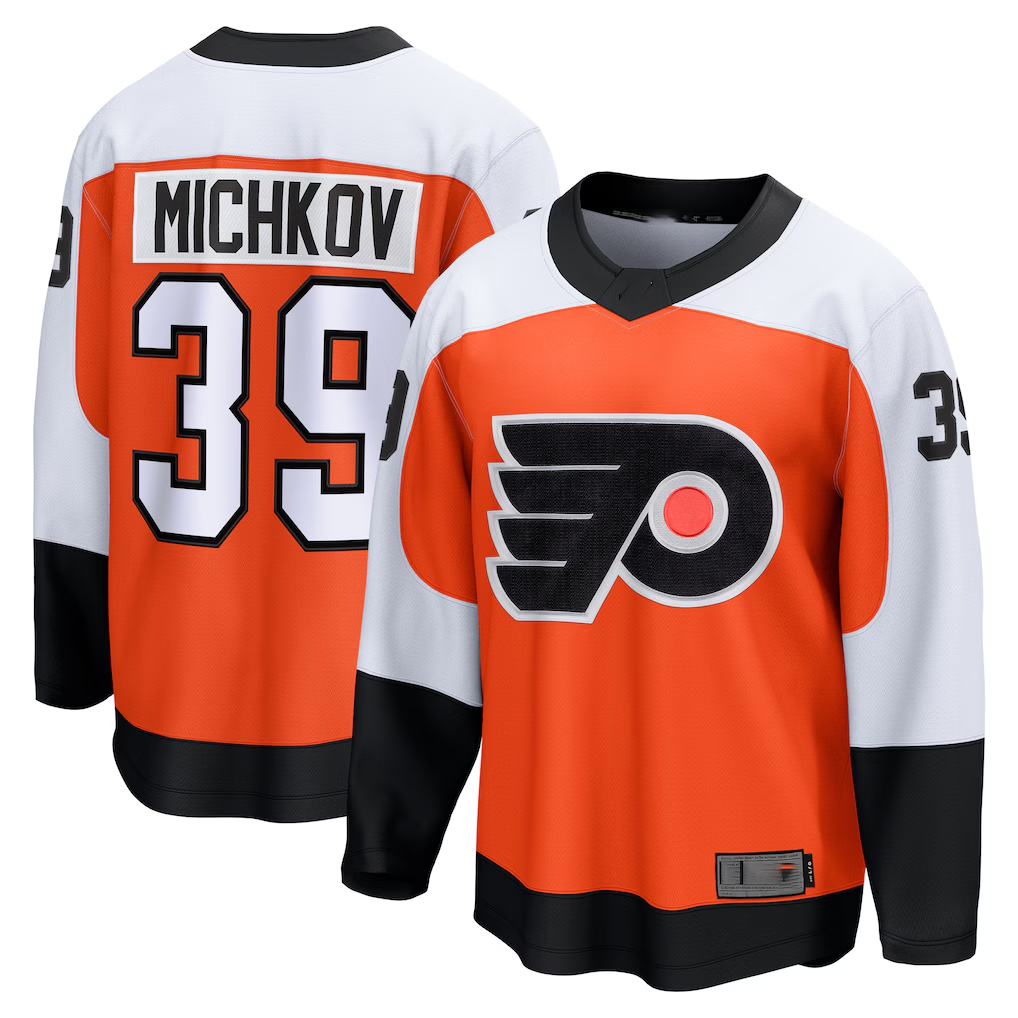 Gdoa P.Flyers #39 Matvei Michkov Orange Home Premium Jerseys
