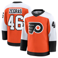 Gdoa P.Flyers #46 Trevor Zegras Orange Home Breakaway Jerseys