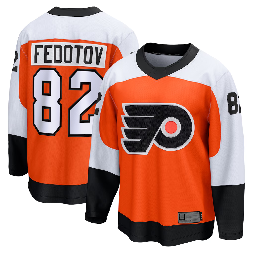 Gdoa P.Flyers #82 Ivan Fedotov Orange Home Breakaway Jerseys