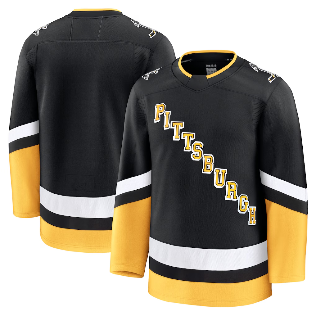 Gdoa P.Penguins Black Alternate Premium Jerseys