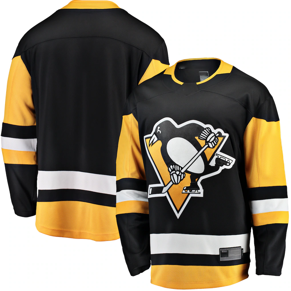 Gdoa P.Penguins Black Breakaway Home Jerseys