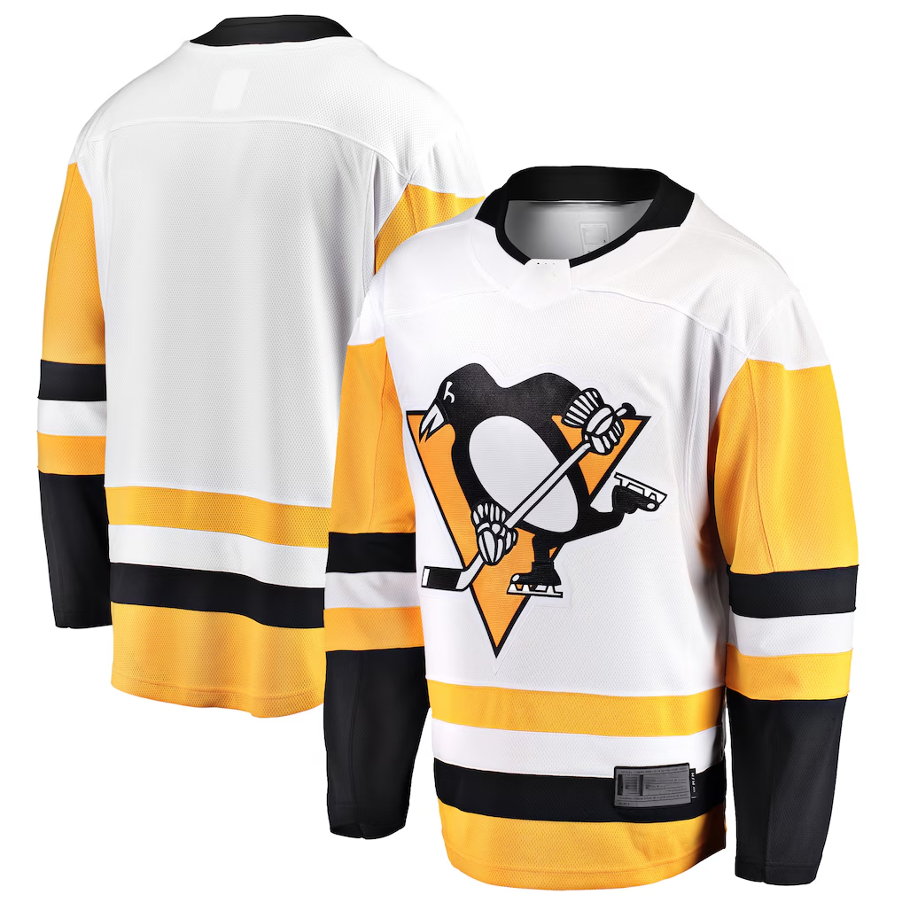Gdoa P.Penguins White Away Breakaway Jerseys