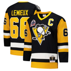 Gdoa P.Penguins #66 Mario Lemieux Black 1991?92 Power Play Jerseys
