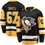 Gdoa P.Penguins #67 Rickard Rakell Black Home Breakaway Player Jerseys