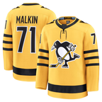 Gdoa P.Penguins #71 Evgeni Malkin Gold Alternate Premium Player Jerseys