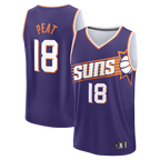 Edoa P.Suns #18 Koa Peat Fanatics Purple Fast Break Jerseys - Icon Edition