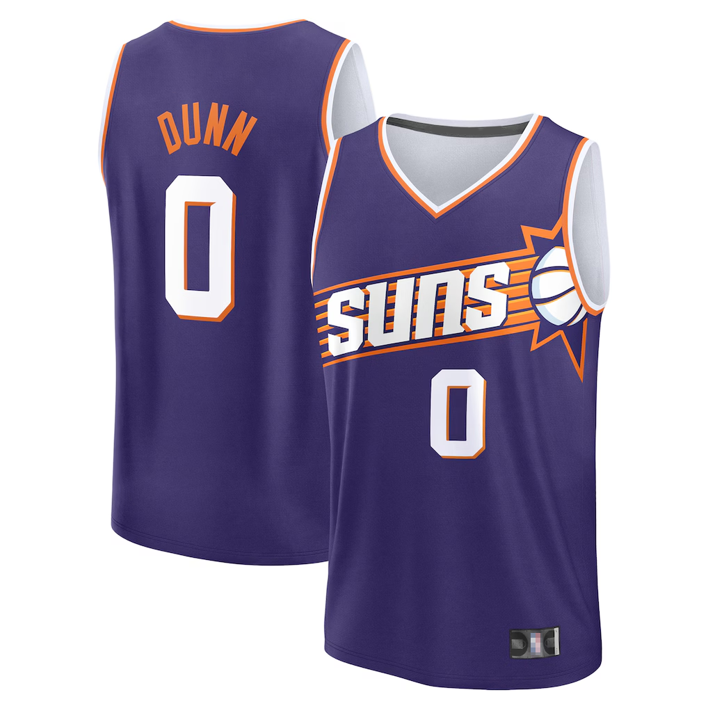 Edoa P.Sunss #0 Ryan Dunn Fanatics Purple 2024 Draft Fast Break Player Jerseys - Icon Edition
