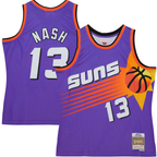 Edoa P.Sunss #13 Steve Nash Mitchell & Ness Purple Hardwood Classics 1996-1997 Tropical Swingman Jerseys