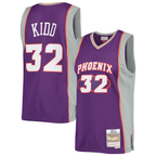 Edoa P.Sunss #32 Jason Kidd Mitchell & Ness Purple Big & Tall Hardwood Classics 2000-2001 Swingman Jerseys